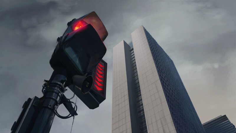 Traffic Light with Red Signal