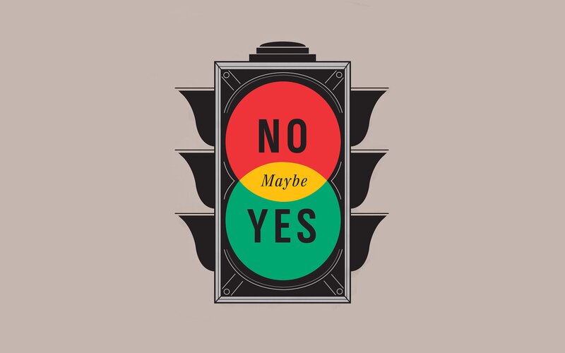Traffic Light with Text — Gray