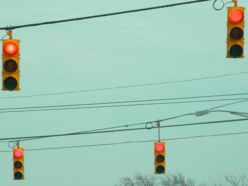 traffic lights at intersection