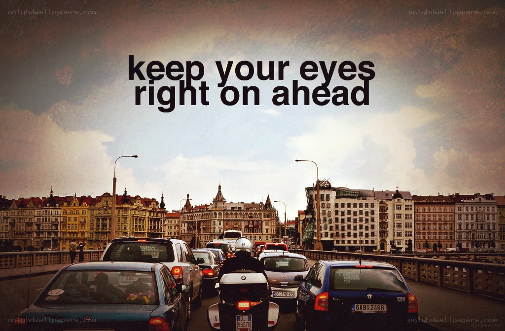 traffic on a city bridge