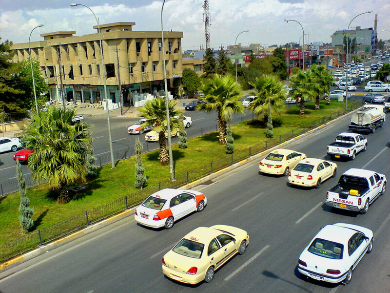 Traffic on a City Street — Gray