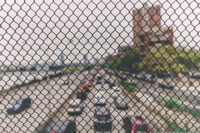 Traffic on Highway — Gray