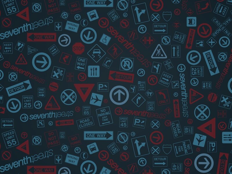traffic signs pattern background