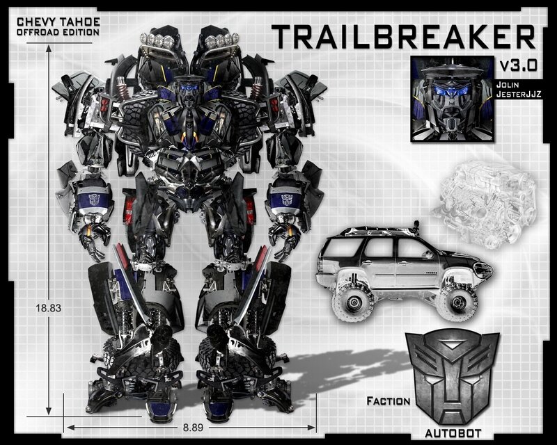 Trailbreaker robot design