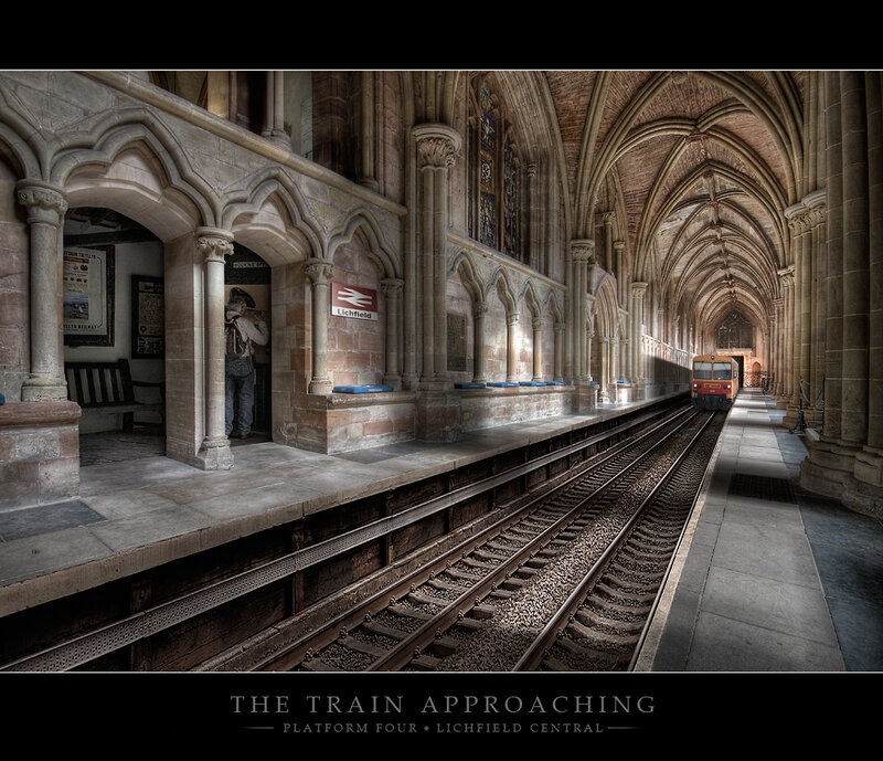 Train Approaching Station