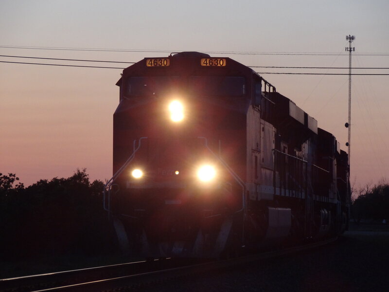 Train at Dusk
