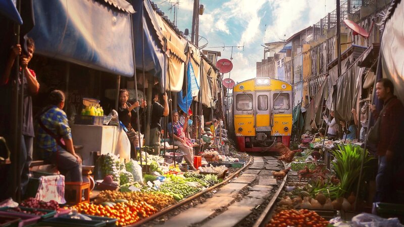 Train at Market
