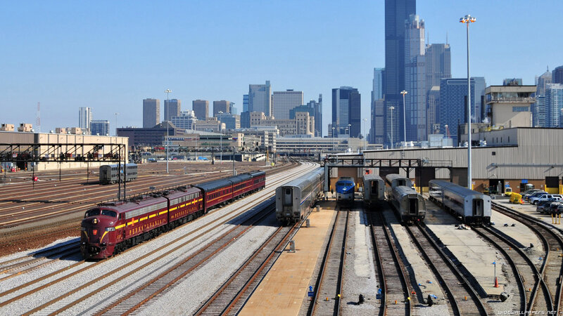Train at Rail Yard