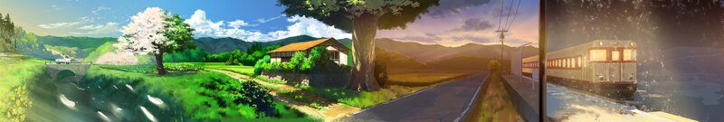 Train at Rural Station