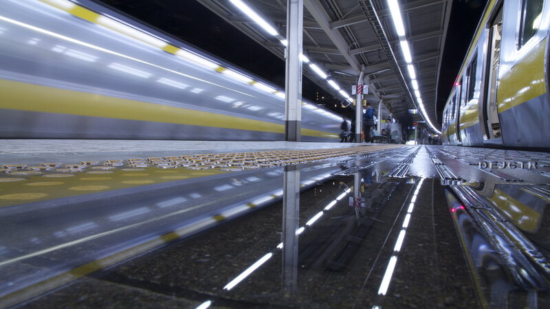 Train at Station Platform