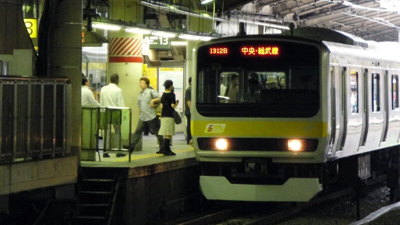 Train at Station Platform — White, Neutral