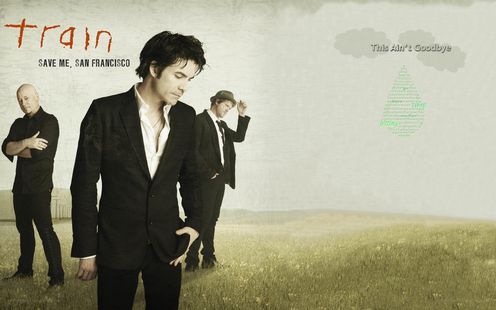 Train band album cover