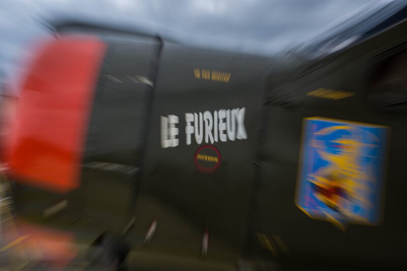 Train Car in Motion