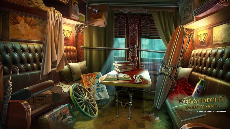 Train Car Interior — Brown