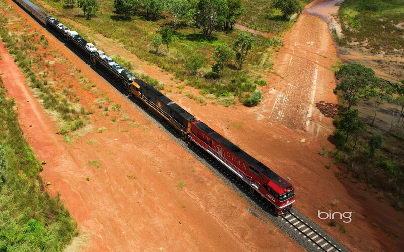 Train Carrying Cars