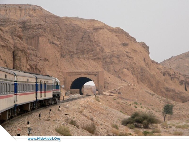 Train Entering Tunnel — Brown