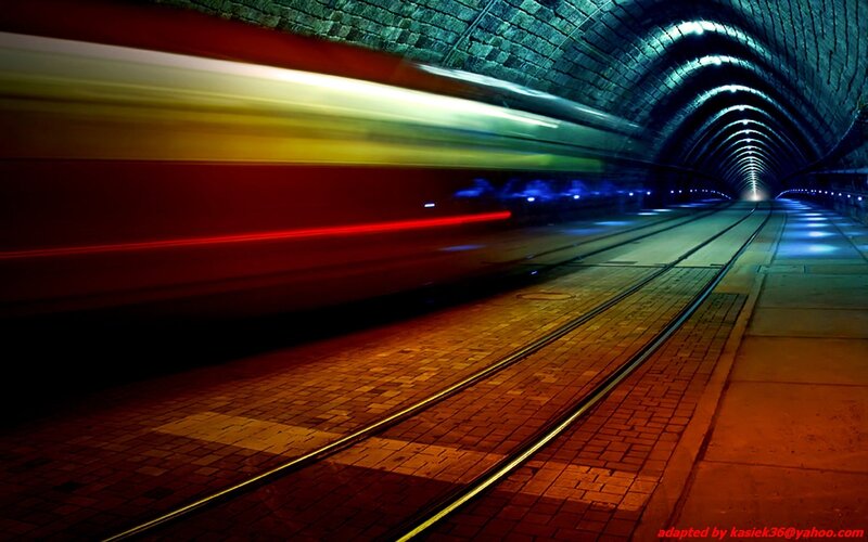 Train in a Tunnel