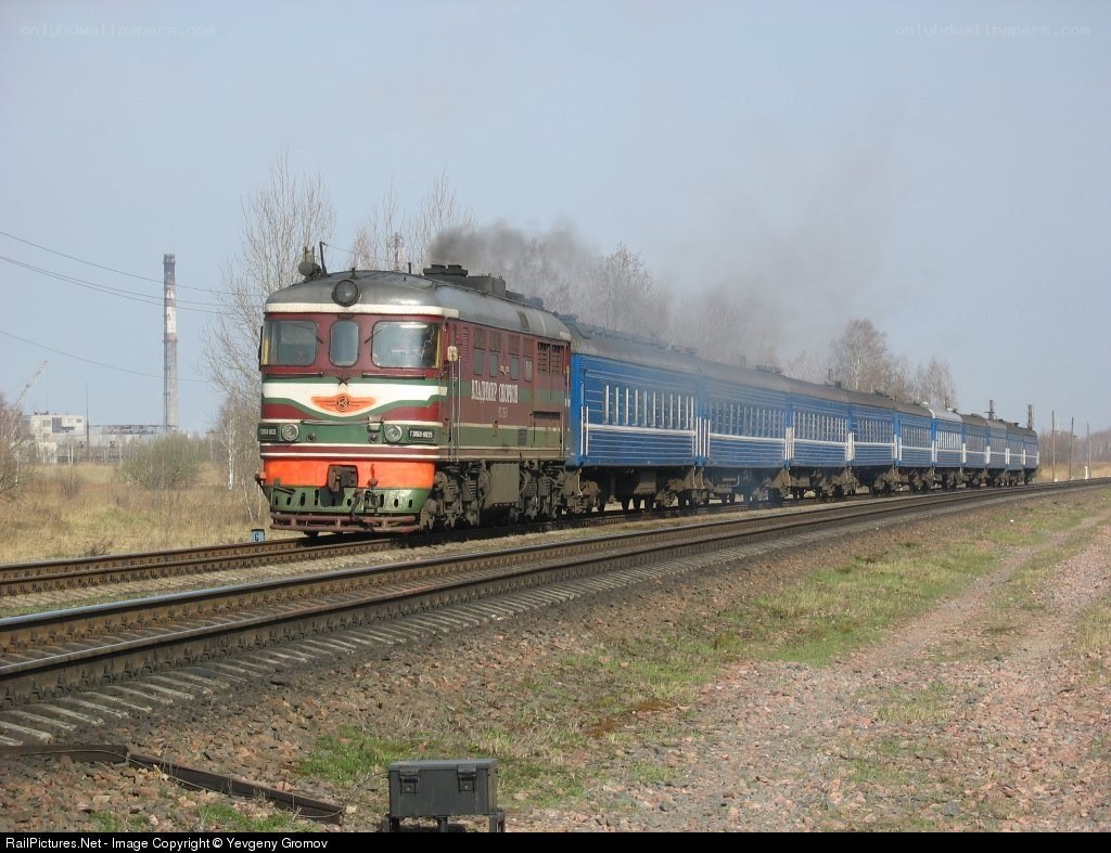 Train on a railway track