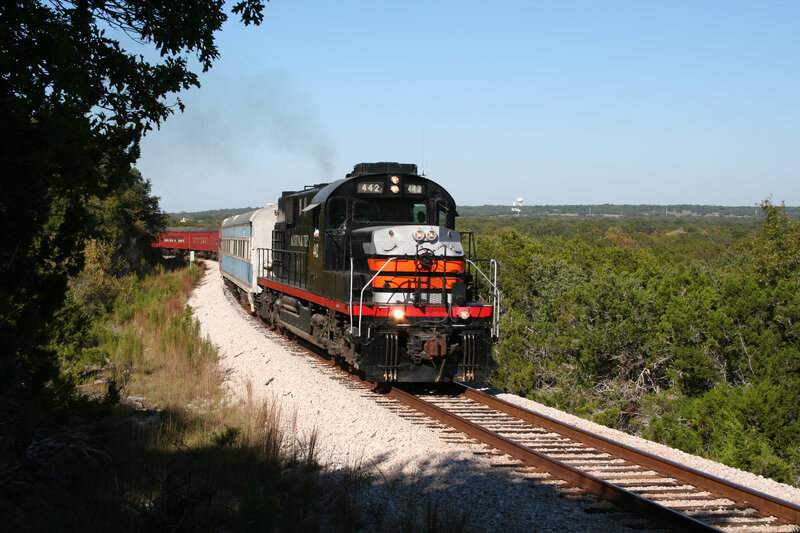 Train on a scenic route