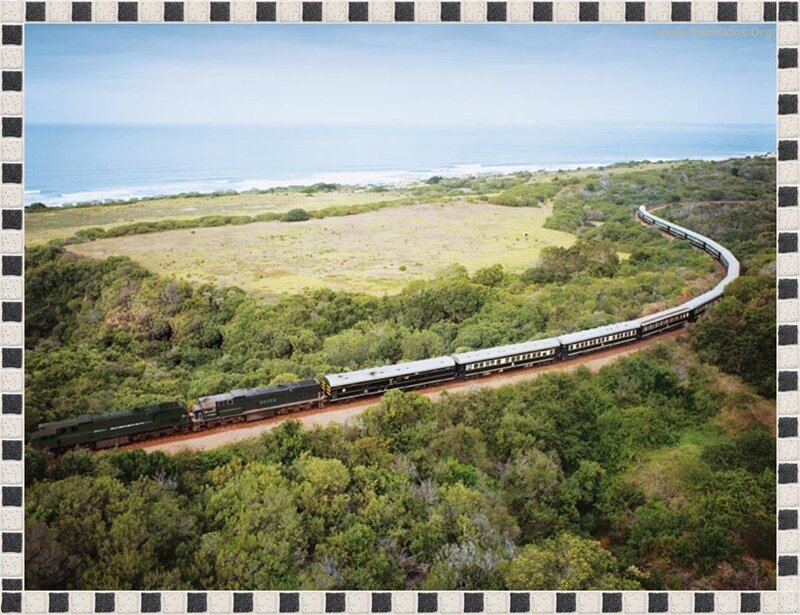 Train on coastal route
