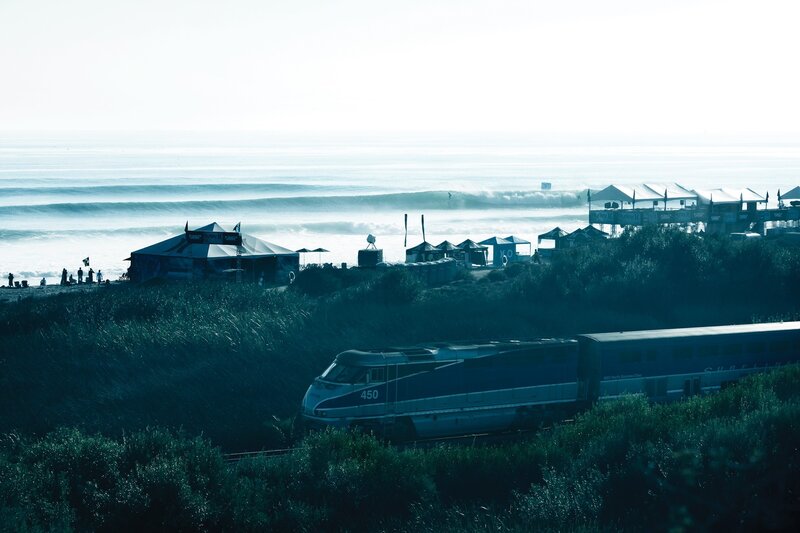 Train on Coastal Track