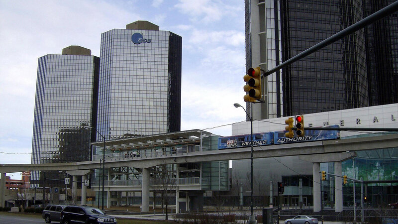Train on Elevated Track — Gray