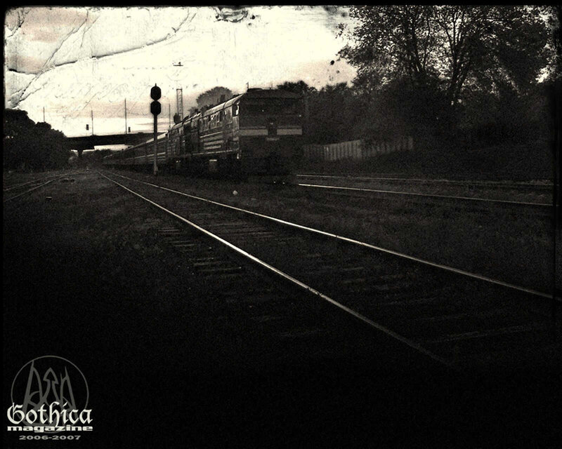 Train on railway tracks