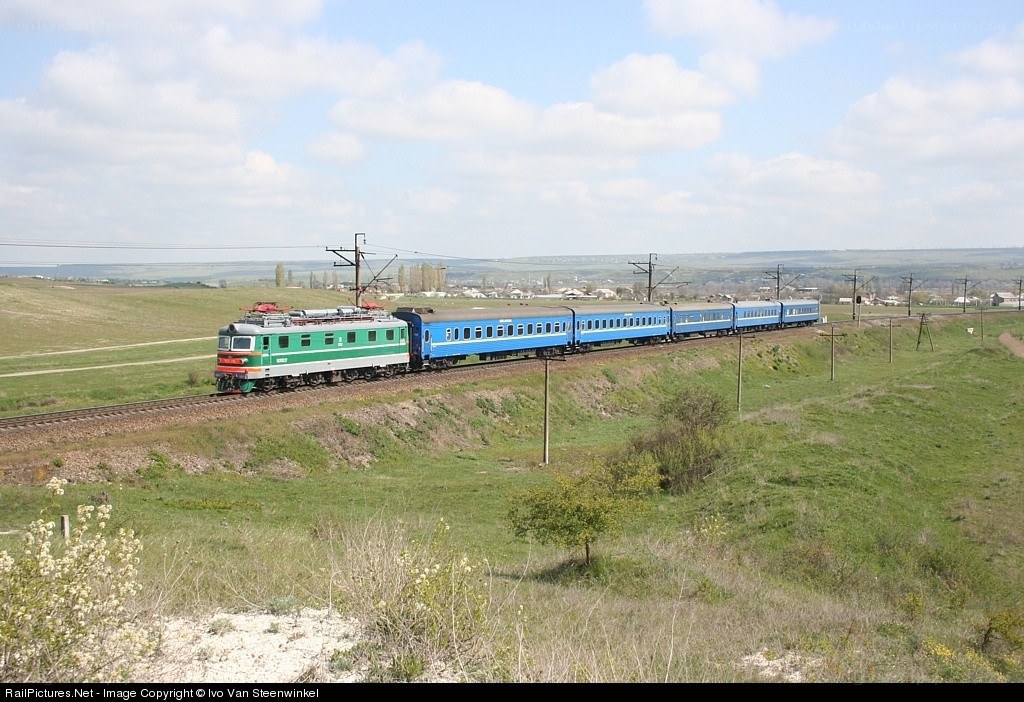 Train on rural track