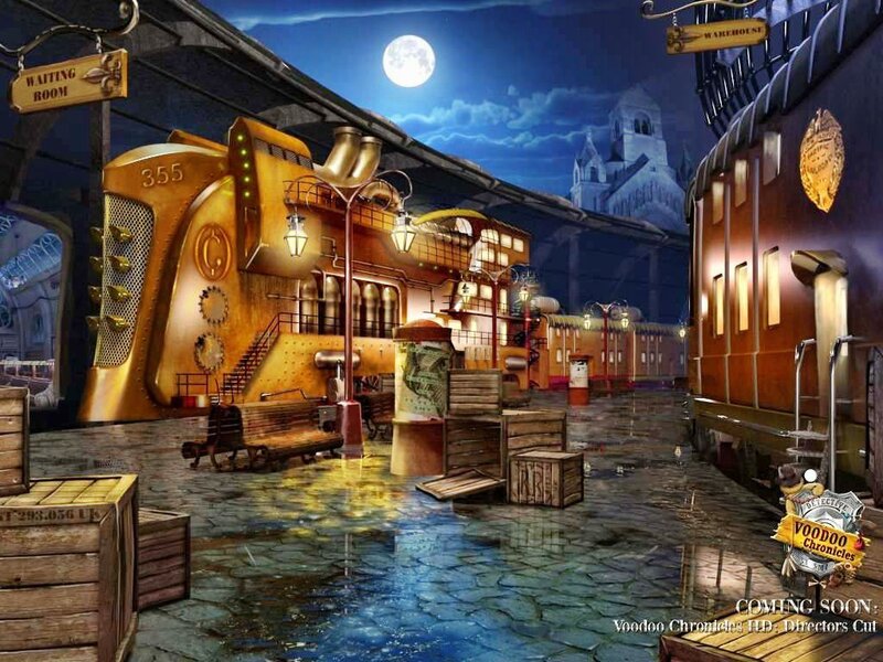 Train Station at Night — Blue