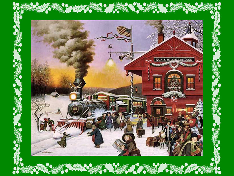 Train Station at Winter