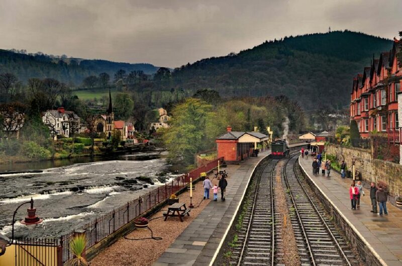 Train Station by River