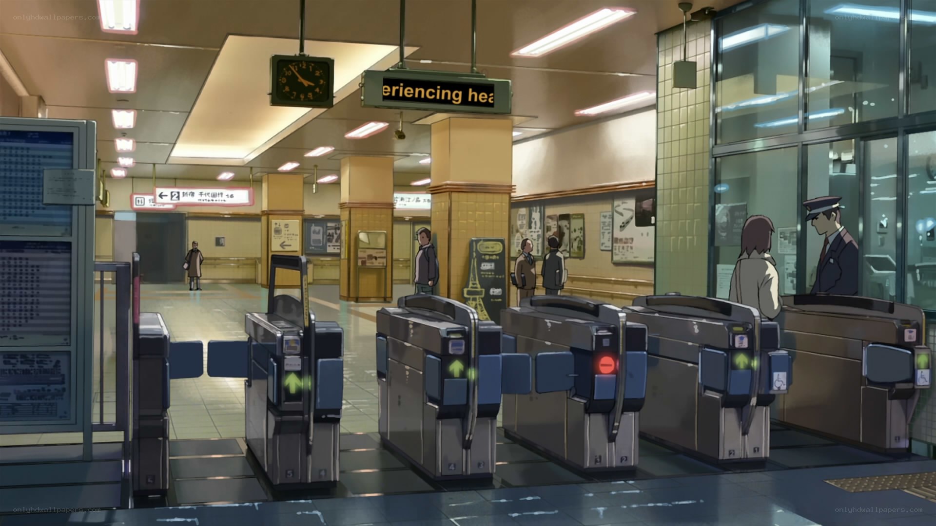 Train station entrance