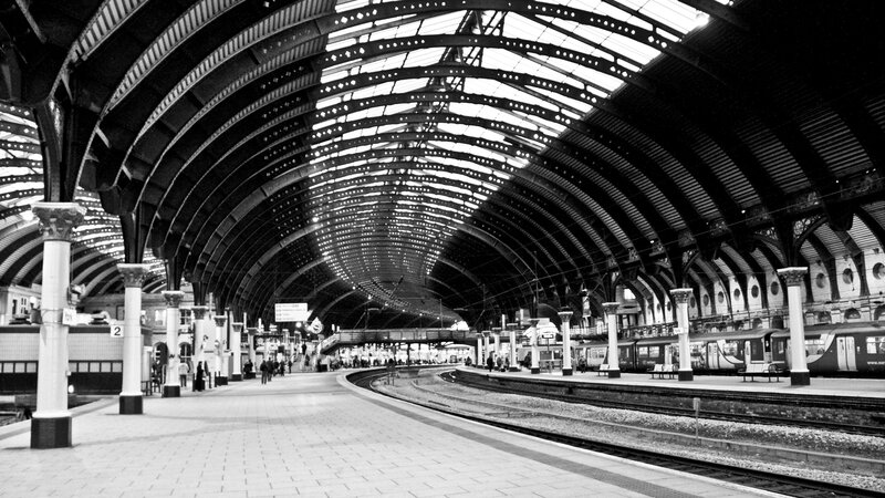Train Station Platform — Black, Serene