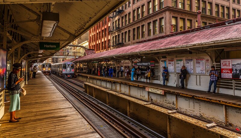 Train Station Platform — Brown