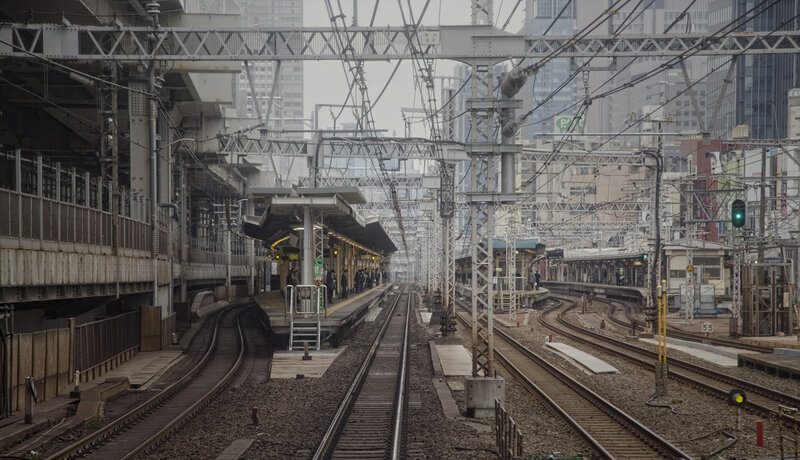 Train Station Platform — Gray, Industrial