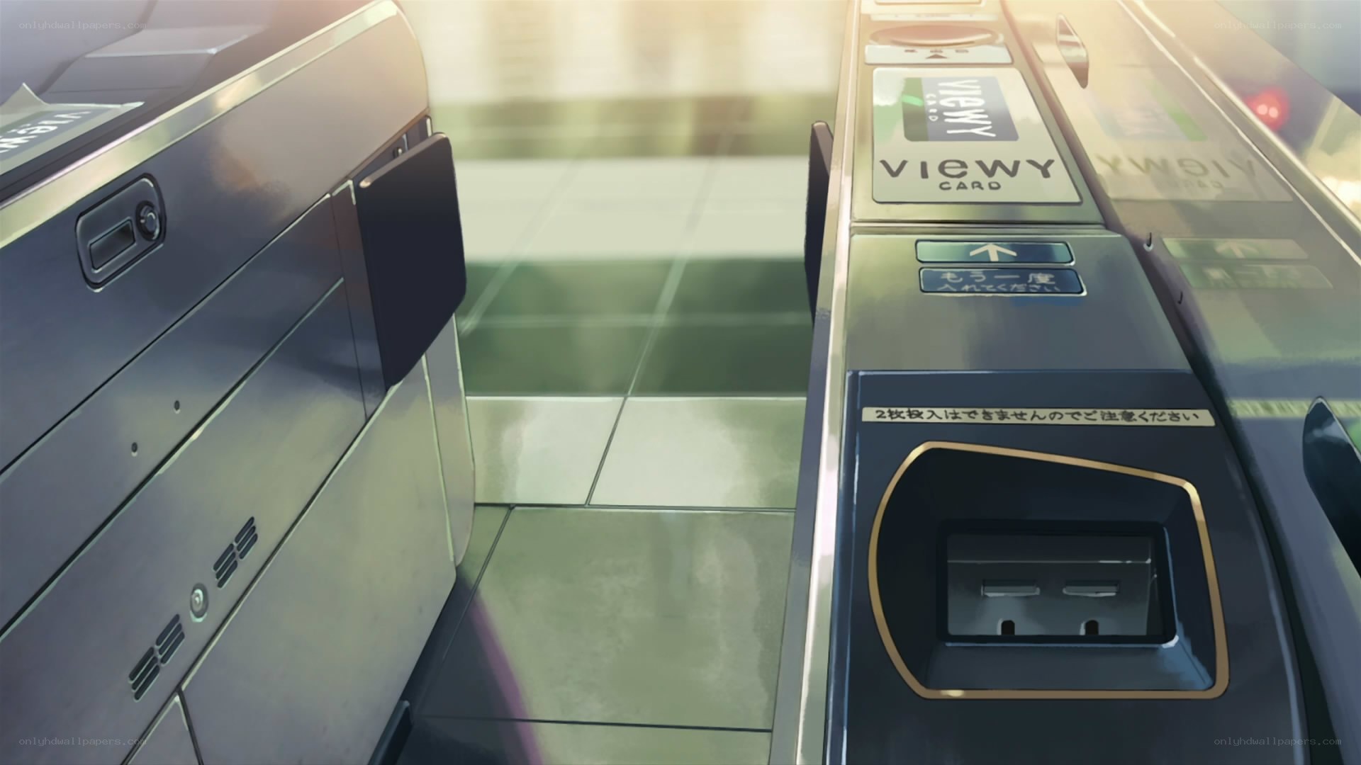 train station ticket gate