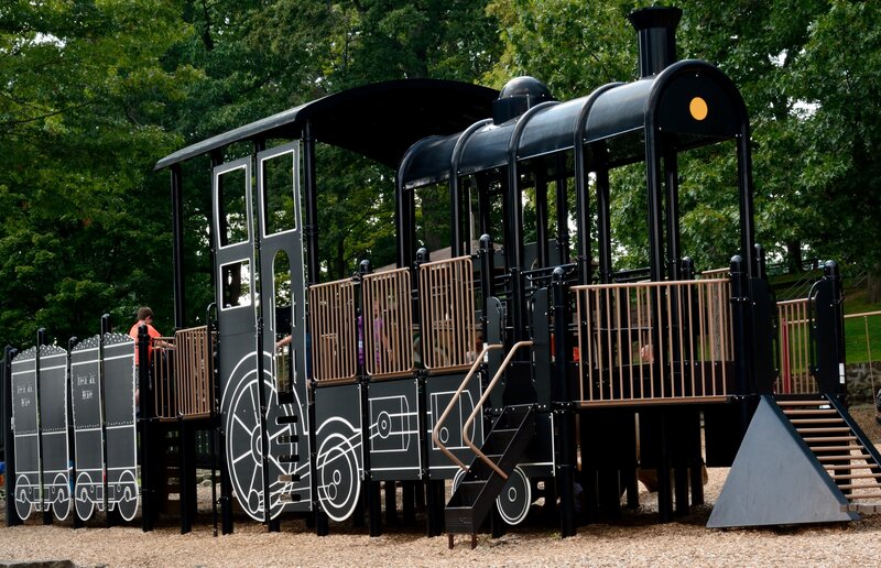 Train-themed Playground