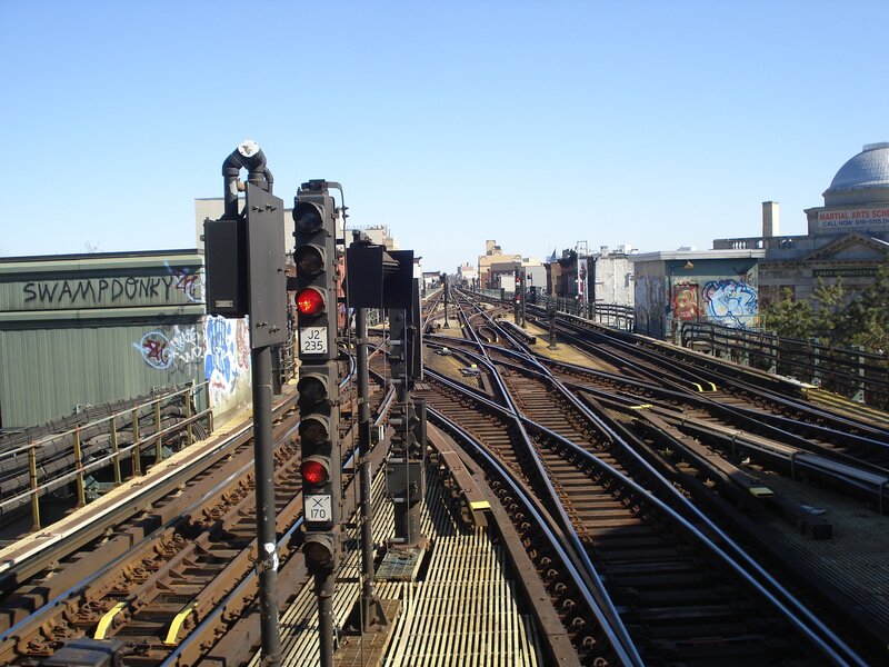 Train Tracks and Signal Light