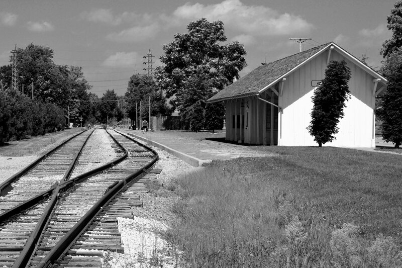 Train Tracks and Station