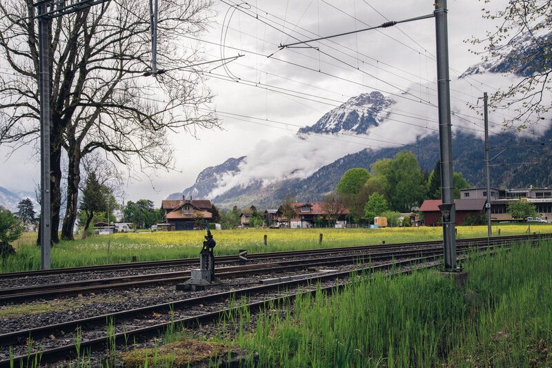 Train Tracks in Valley