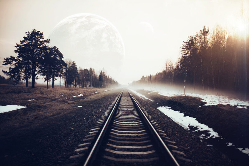 Train Tracks in Winter