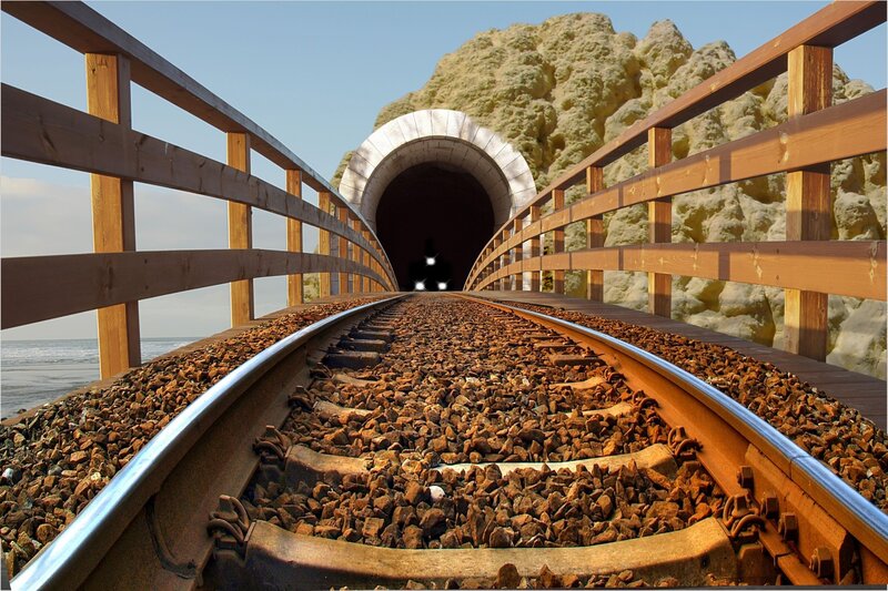 Train Tracks to Tunnel