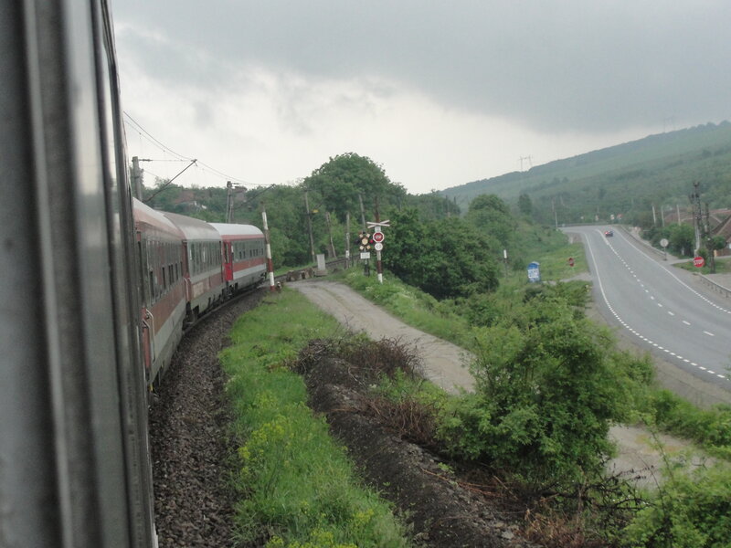 Train view from window