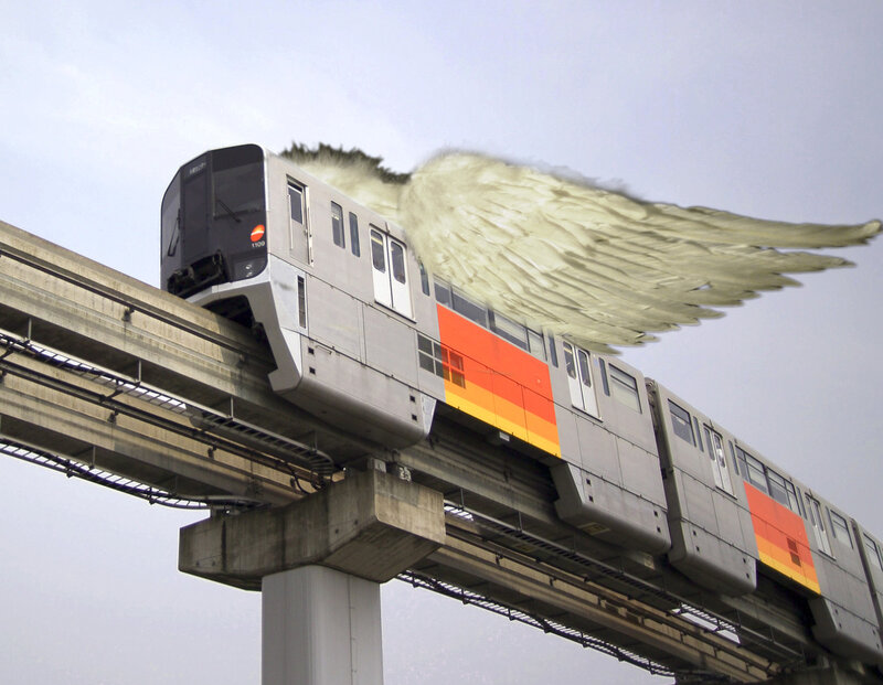 Train with Angel Wings