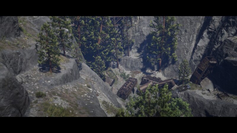 Train Wreck in Canyon