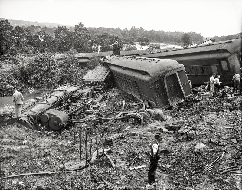 Train Wreck Scene