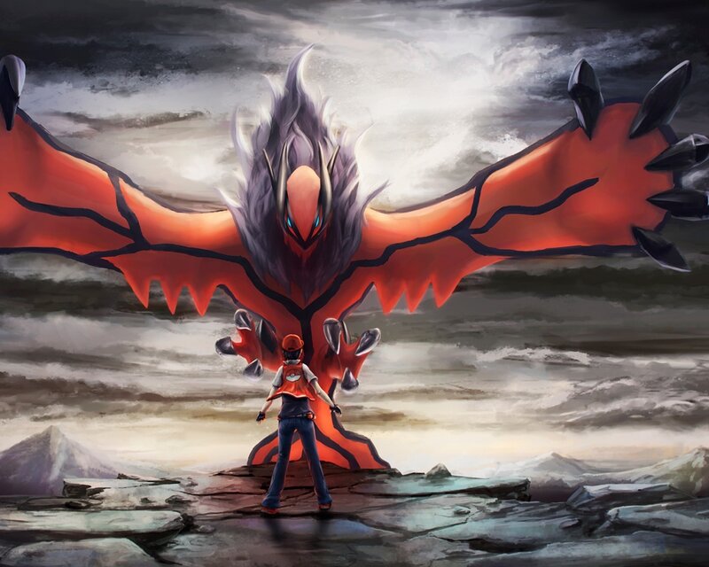 Trainer Facing Legendary Bird