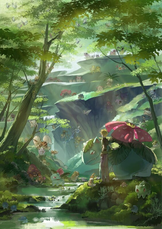 Trainer with Bulbasaur