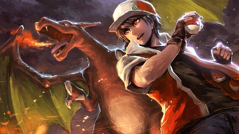 Trainer with Charizard