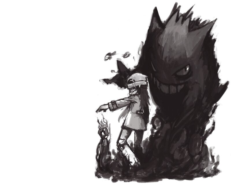 Trainer with Gengar — Black